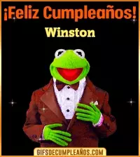 Meme feliz cumpleaños Winston